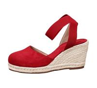 Generisch Sandali da donna con cuciture decorative, tacco a blocco per eleganti scarpe per tutti i giorni, punta aperta, ampia, compagno ideale per il tempo libero, le vacanze e la spiaggia, Colore