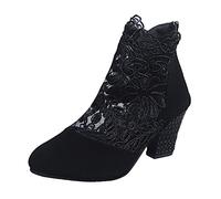 Generisch Sandali da donna con tacco elegante, scarpe estive, ortopediche, con tacco alto, sandali eleganti estivi, Nero , 40 EU