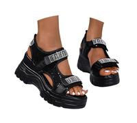 Generisch Sandali da donna estivi e da donna, estivi, per il tempo libero, leggeri, antiscivolo, per lo sport, la spiaggia, il plantare morbido, lo sport, l'escursionismo, con plateau