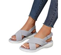 Generisch Sandali da donna estivi: sandali da trekking, per il tempo libero, da donna, con plateau antiscivolo, per lo sport, la spiaggia, il plantare morbido, leggeri e antiscivolo