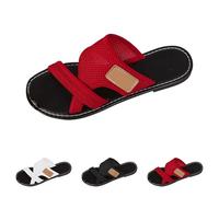 Generisch Sandali da donna piatti in tessuto a rete, pantofole da spiaggia, sandali alla moda, scarpe estive, leggere, traspiranti, per l'estate, comodi