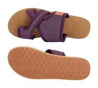 Generisch Sandali da spiaggia da donna, 39 sandali, infradito da donna, in tessuto, per le dita, taglie forti, ultra leggeri, comodi sandali e scivoli, leggeri, Lilla, 39 EU