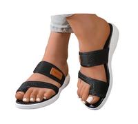 Generisch Sandali da spiaggia da donna e da spiaggia, comodi, Big Toe, casual, per il tempo libero, per l'alluce valgo, estivi, piatti, in rete, leggeri, eleganti, larghi, ortopedici da donna