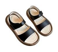 Generisch Sandali da spiaggia traspiranti per bambini con suola morbida per ragazzi e ragazze, taglie medie e grandi, scarpe estive ideali per l'uso quotidiano in acqua, Nero , 34 EU