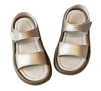 Generisch Sandali da spiaggia traspiranti per bambini con suola morbida per ragazzi e ragazze, taglie medie e grandi, scarpe estive ideali per l'uso quotidiano in acqua, gold, 26 EU