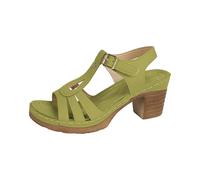 Generisch Sandali estivi da donna, con plateau e zeppa, eleganti sandali da donna, estivi, comodi, da spiaggia, con punta aperta, per vacanze in spiaggia, Verde menta, 43 EU 3X-Stretta