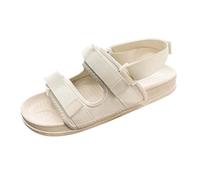 Generisch Sandali estivi da donna, da uomo, per il tempo libero, con plateau, antiscivolo, per lo sport, la spiaggia, 35-46 EU, beige., 39 EU