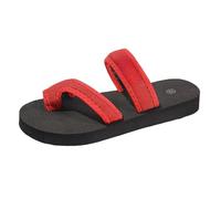 Generisch Sandali estivi da donna, in rete, traspiranti, comodi, leggeri, piatti, per attività all'aperto, spiaggia, impermeabili, per il tempo libero, 36-42, Colore: rosso, 36 EU