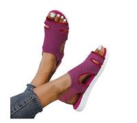 Generisch Sandali estivi da donna, sandali sportivi da trekking, per il tempo libero, da donna, estivi, per lo sport, la spiaggia, il plantare morbido, leggeri e antiscivolo, con plateau