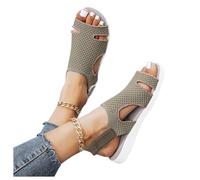 Generisch Sandali estivi da donna, sandali sportivi da trekking, per il tempo libero, da donna, estivi, per lo sport, la spiaggia, il plantare morbido, leggeri e antiscivolo, con plateau