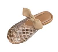 Generisch Sandali estivi da donna, traspiranti, comodi, con suola piatta, alla moda, per le vacanze, per le attività all'aria aperta, comodi per il tempo libero, beige., 38 EU