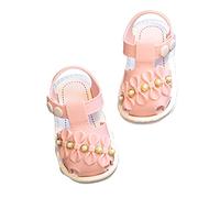 Generisch Sandali estivi per neonati, sandali estivi, primi camminatori, scarpe casual Newborn, scarpe da spiaggia estive, antiscivolo, scarpe estive per bambini, Colore: rosso, 17