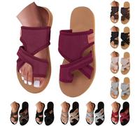 Generisch Sandali Orthopedic da donna, in rete, aperti, traspiranti, comodi, leggeri, per interni ed esterni, in rete, RD2, 43 EU