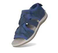 Generisch Sandali ortopedici da donna con zeppa e supporto dell'arco plantare, comodi sandali aperti con punta rotonda, ideali per escursioni, passeggiate all'aperto, vacanze estive, Blu scuro, 42 EU