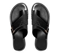 Generisch Sandali Ortopedici Per Le Donne, Donna Sandali Ortopedici, Antiscivolo Comodo Scivolo Per Viaggio Piscina Escursione, Nero , 37 EU