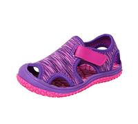 Generisch Sandali sportivi da bambina, con punta chiusa, sandali estivi, per ragazze, da spiaggia, per attività all'aperto, casual, per bambini, Lilla, 31 EU