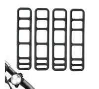 Generisch Sangles de Montage en Silicone Pour Vélo - Lot de 4 Fixations Élastiques Universelles | Support Pour Feux, Arrière, GPS, Caméra ou Rétroviseur