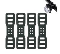 Generisch Sangles de Montage en Silicone Pour Vélo - Lot de 4 Fixations Élastiques Universelles | Support Pour Feux, Arrière, GPS, Caméra ou Rétroviseur