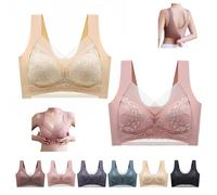 Generisch Sarapick Ultimate Lift Bra, Bras Wireless with Support and Lift, Bras for Women Full Coverage Seamless Lifting, 2pcs-5, 3XL