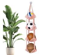 Generisch Scaffale per palloni, , montaggio a parete per diversi giorni, organizer per porta, per calcio, pallavolo, peluche, giocattoli, cameretta dei bambini, garage