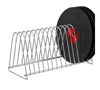 Generisch Scaffale per piastre, supporto per pannelli, organizer per dischi acustici | Supporto verticale per piastre triangolari, portapunte multiuso per Home Business Store