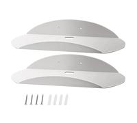 Generisch Scaffali in acrilico per la parete,2 pezzi piccoli scaffali a parete per mensole | Per foto opere d'arte trofei camera dei bambini cucina bagno soggiorno immagine giocattolo