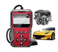 Generisch Scanner diagnostico auto per veicoli - Lettore di codici motore OBD II 12 lingue | Scanner diagnostico dei guasti del veicolo con corrente dati, test della batteria, cancellazione del codice