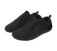 Generisch Scarpe a piedi nudi da donna e uomo, scarpe da corsa unisex, large, minimaliste, per attività all'aria aperta, corsa, da ginnastica, comode, leggere, traspiranti, da allenamento, Nero , 37