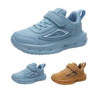 Generisch Scarpe autunnali e invernali, in pelle, regolabili, Blu, 31