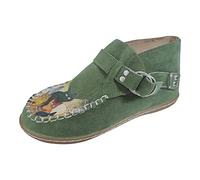 Generisch Scarpe basse da donna, per il tempo libero, basse, altezza del gambale, divertenti, con stampa, casual, comode, per le mezze stagioni, verde, 36 EU