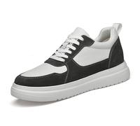 Generisch Scarpe casual da uomo con rialzo discreto per una corporatura ottimizzata per un look sicuro in ogni persona con comfort traspirante, suola antiscivolo, grigio., 39 EU
