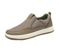 Generisch Scarpe casual da uomo, leggere, da corsa, antiscivolo, in rete traspirante, da jogging, da trekking, per attività all'aperto, fitness, suola morbida, cachi, 43 EU