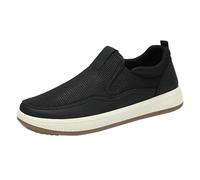 Generisch Scarpe casual da uomo, leggere, da corsa, antiscivolo, in rete traspirante, da jogging, da trekking, per attività all'aperto, fitness, suola morbida, Nero , 41 EU