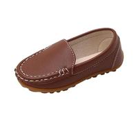 Generisch Scarpe casual per uomo e donna, primavera, e scarpe casual per, tutte le piccole scarpe in pelle per l'inizio della scuola, comode scarpe per bambini, caffè, 24 EU