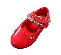 Generisch Scarpe da bagno da donna, antiscivolo, da principessa, per ragazze, per bambini, Colore: rosso, 18-24 mesi