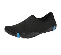 Generisch Scarpe da bagno da donna e uomo, scarpe da nuoto, unisex, leggere, ad asciugatura rapida, da spiaggia, da surf, per spiaggia, piscina, surf, yoga, Nero D, 46 EU