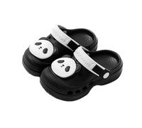 Generisch Scarpe da bambino 35 per bambini di età compresa tra 1 e 3 anni, traspiranti, morbide, comode, leggere, da infilare, per piscina, spiaggia, interni ed esterni, Nero , 23 EU