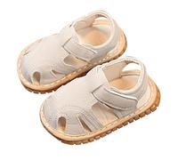 Generisch Scarpe da bambino 6 12 mesi bambina 0 a 2 anni che imparano a correre, sono chiamate scarpe sportive con suola morbida, antiscivolo con punta, taglia 31, beige., 30 EU