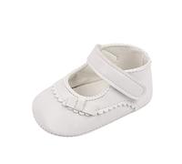Generisch Scarpe da bambino Primavera Estate Bambini Bambino Scarpe Da Principessa Scarpe Hook Loop Solid White Lace Style, bianco, 19 EU