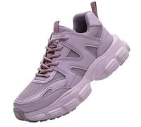 Generisch Scarpe da corsa da donna con plateau intrecciate, per il tempo libero, antiscivolo, per camminare, ridurre la pressione dei piedi, scarpe da acqua con lacci per campeggio e pesca, Colore