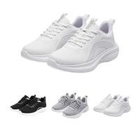 Generisch Scarpe da corsa da donna, per il tempo libero, leggere e comode, traspiranti, in memory foam, con lacci, per il tempo libero