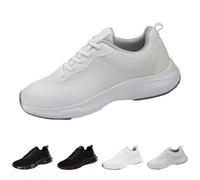 Generisch Scarpe da corsa da donna, scarpe da ginnastica, scarpe da corsa, da tennis, da trekking, leggere, traspiranti, antiscivolo, per il tempo libero, per la palestra, per il trekking, grigio., 43