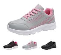 Generisch Scarpe da corsa da donna, scarpe da ginnastica, traspiranti, per il fitness, per la corsa, per la strada, per lo sport all'aria aperta, Colore: rosa., 37 EU