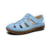 Generisch Scarpe da corsa da donna traspiranti, eleganti per il tempo libero da donna per l'uso quotidiano. Design elegante con ritagli jeans. Suola comoda piatta. Ideale per tutte le stagioni., Blu