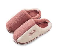 generisch Scarpe da donna a piedi nudi 39 pantofola donna tipo piatto di cotone e saggio adorabile donna casuale scarpa calda casalinga scarpe donna 97 sotto 60, Colore: rosso, 38 EU