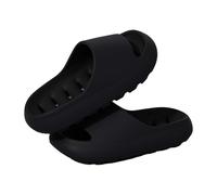 Generisch Scarpe da donna alla caviglia e all'esterno con suola morbida e suola antiscivolo per uomo e donna Scarpe alte da donna Tacco A, Nero , 44 EU