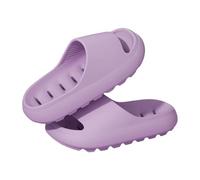 Generisch Scarpe da donna alla caviglia e all'esterno con suola morbida e suola antiscivolo per uomo e donna Scarpe alte da donna Tacco A, Lilla, 36 EU