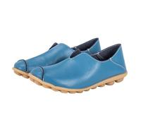 Generisch Scarpe da donna alla moda e traspiranti con lacci, scarpe casual per diabetici scarpe da donna larghe, Blu, 45 EU