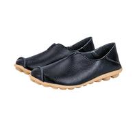 Generisch Scarpe da donna alla moda e traspiranti con lacci, scarpe casual per diabetici scarpe da donna larghe, Nero , 43 EU
