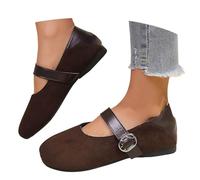 Generisch Scarpe da donna comode e leggere con suola morbida, modello traspirante per tutti i giorni, casual, senza cuciture, per outfit quattro stagioni, caffè, 36 EU